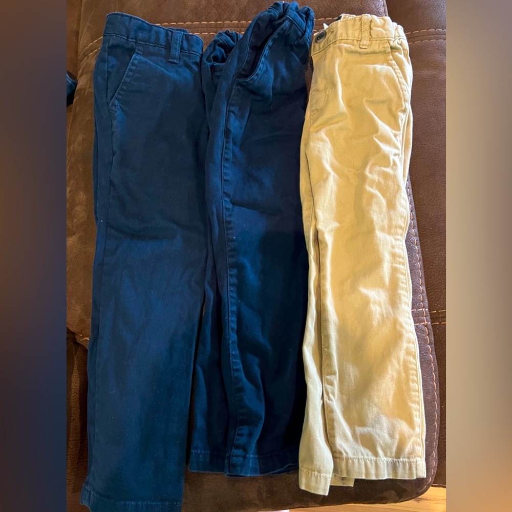 Qty 3 - Boys 4T uniform pants
